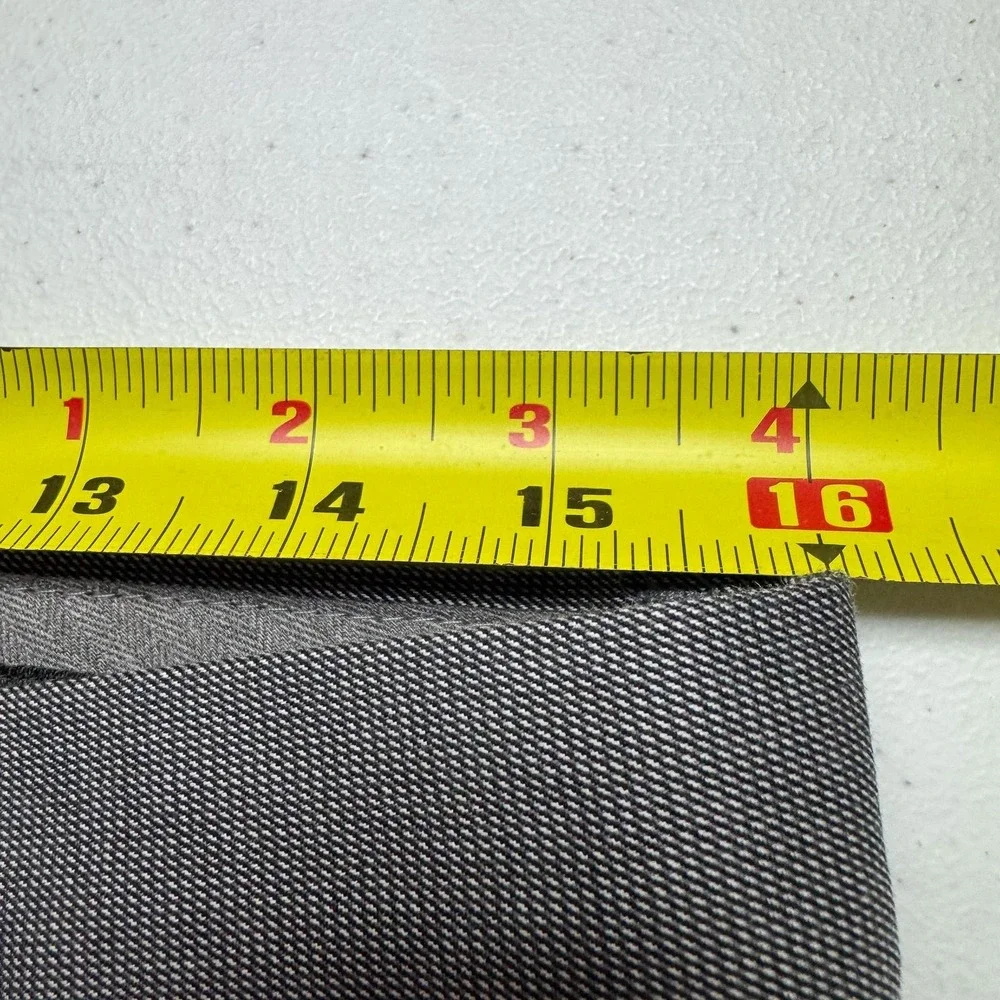 Banana Republic Pants Men 31 Gray Slim Fit Chino Stretch Cotton Flat Front 32x32